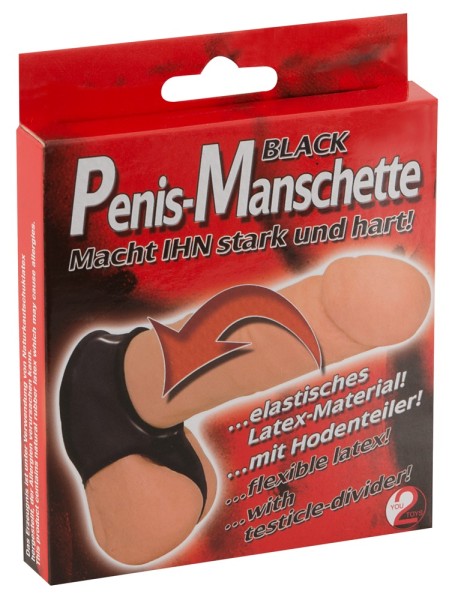 Penis-Manschette, schwarz - vergleichen und g&uuml;nstig kaufen